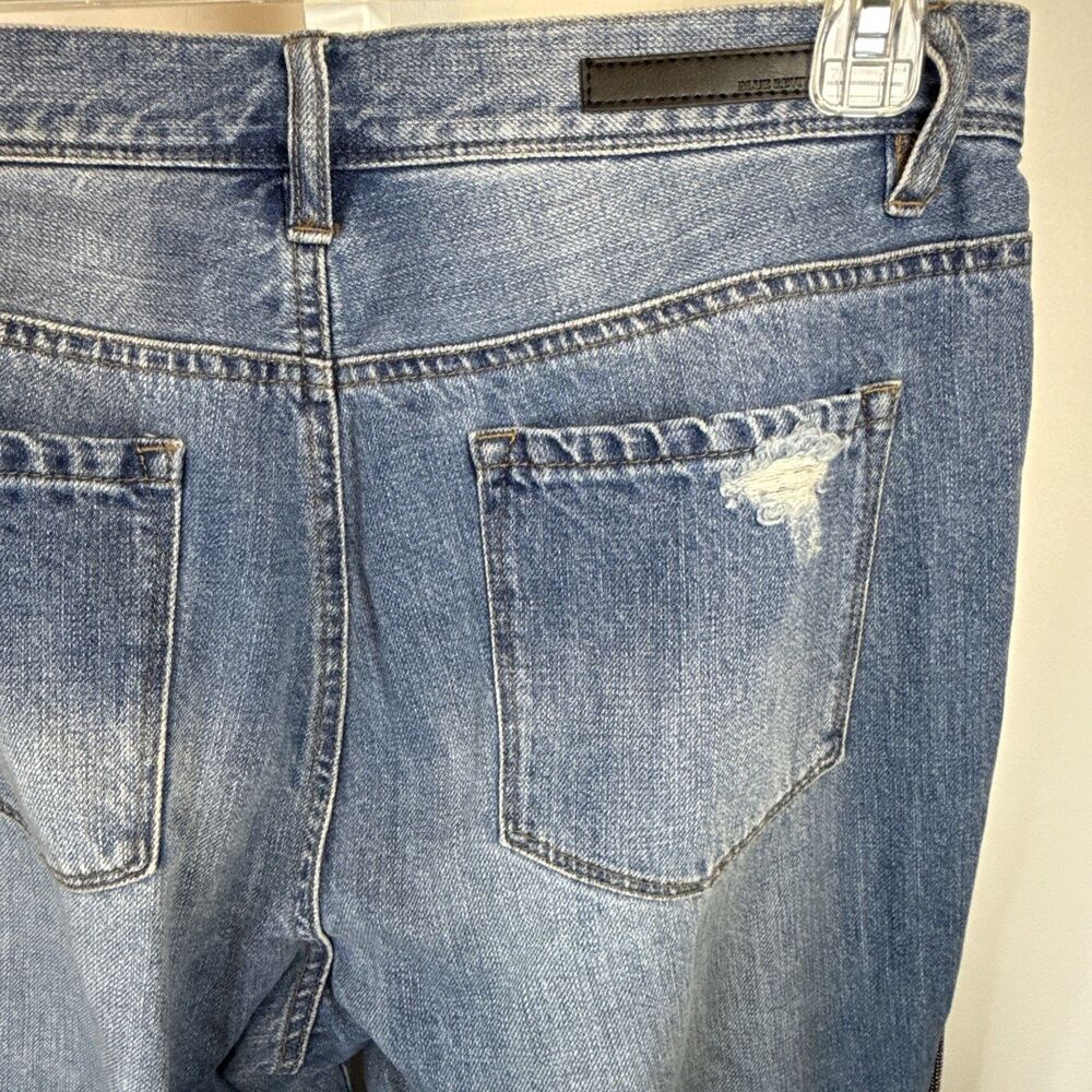 Blue Revival Jeans 31 Punk Goth Chain Distressed Grunge Street Wear Festival - Picture 7 of 11